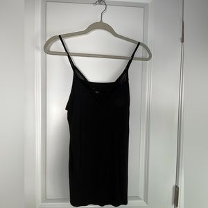 Black American Eagle Soft & Sexy Sheer Detailed Tank